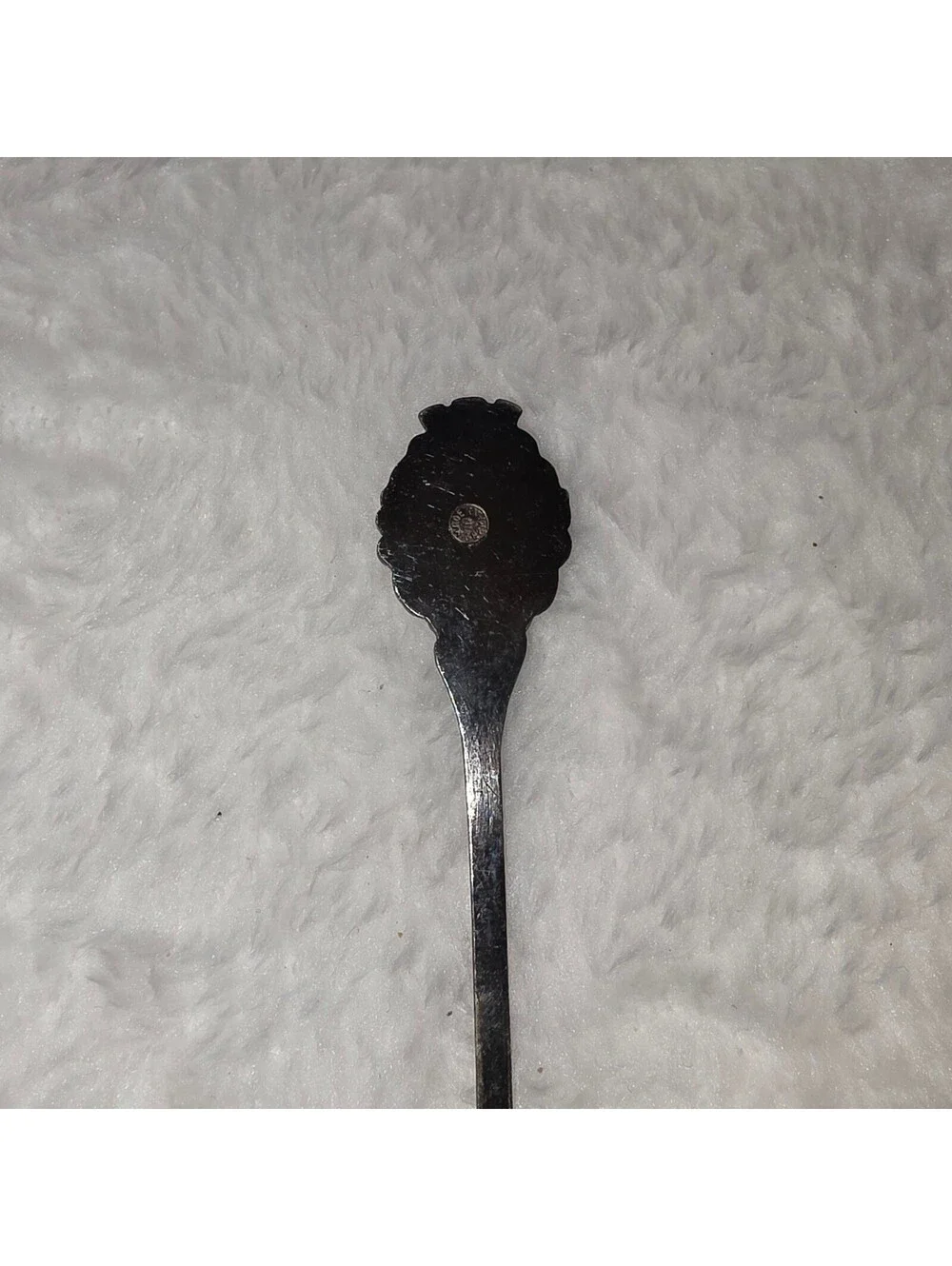 Collectible Virgin Islands Travel Spoon - Vintage Caribbean Enamel Shield